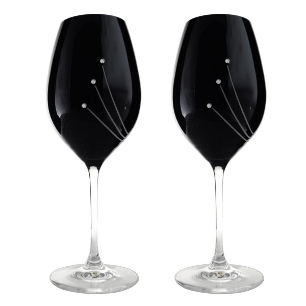 Wine Glasses - 470 ml - Black - Pakiranje: 2kos/pak