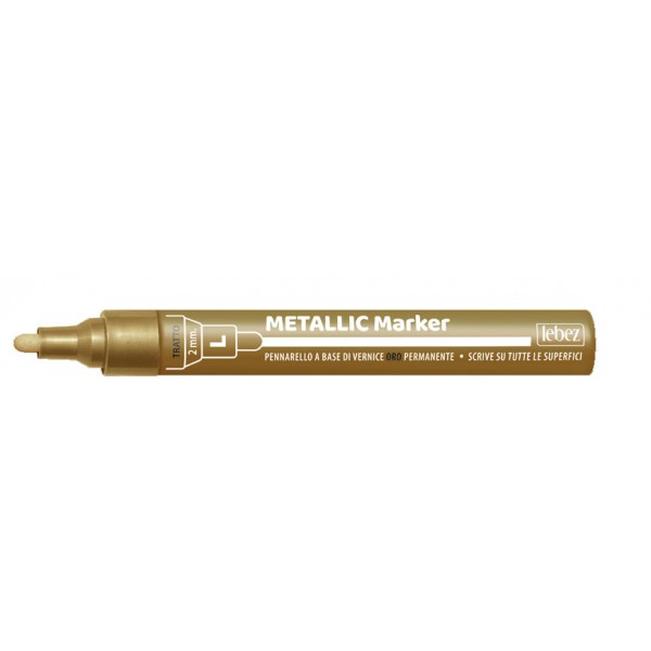 Flomaster - Zlat - METALLIC Marker-lebez